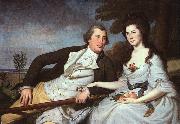 Charles Wilson Peale Benjamin and Eleanor Ridgely Laming oil on canvas